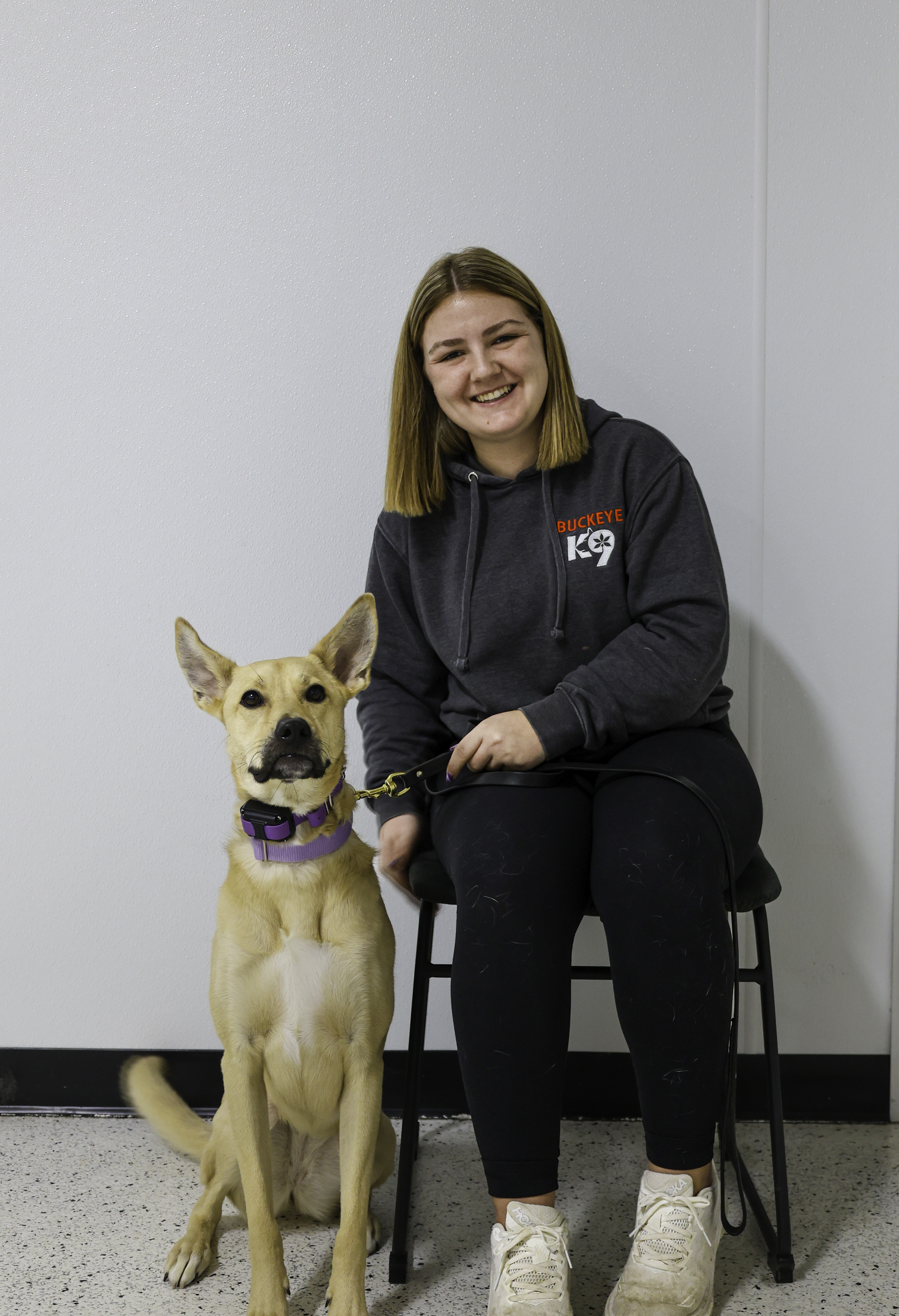 Hanley Routt and dog