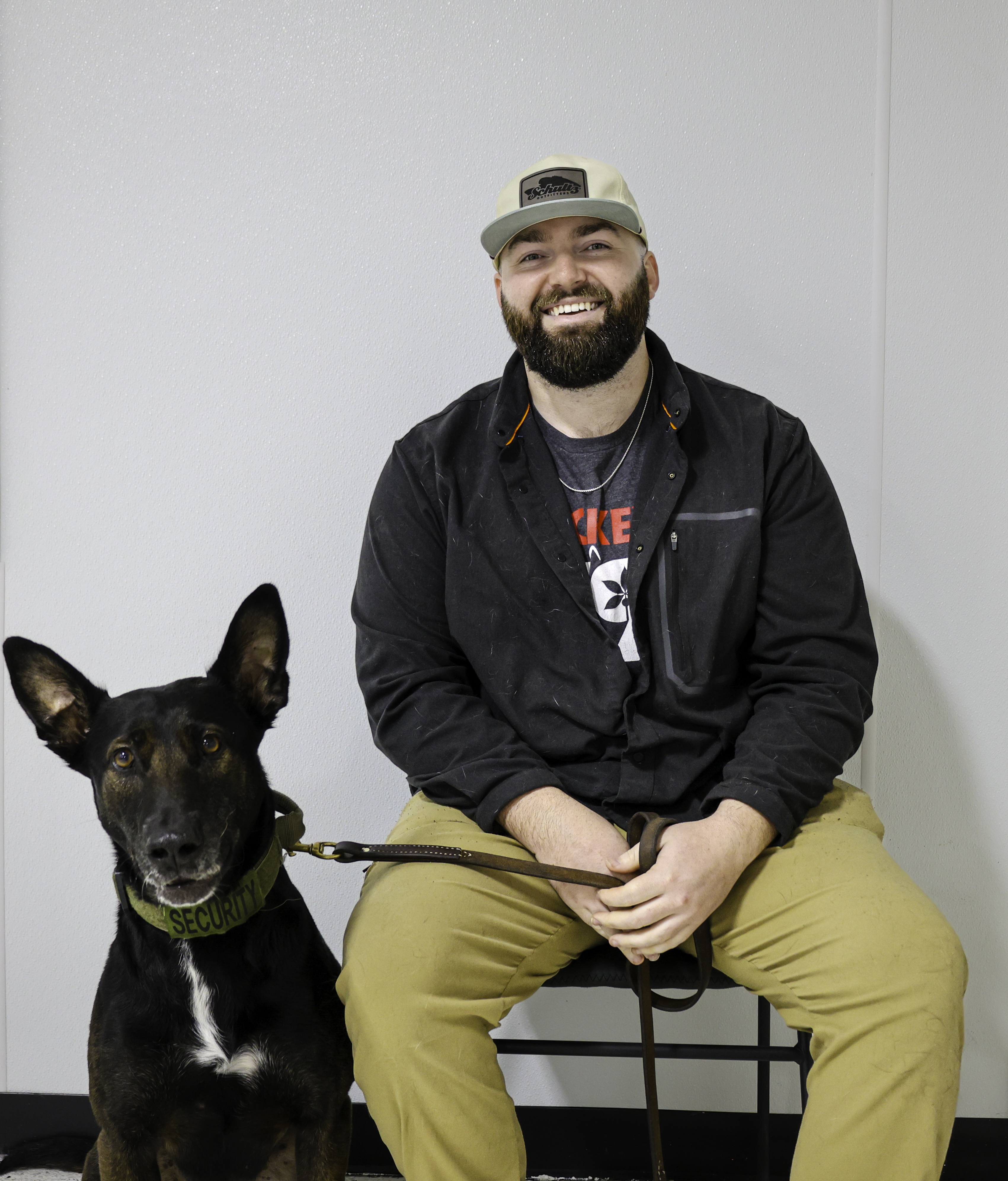 Mark Carberry and dog